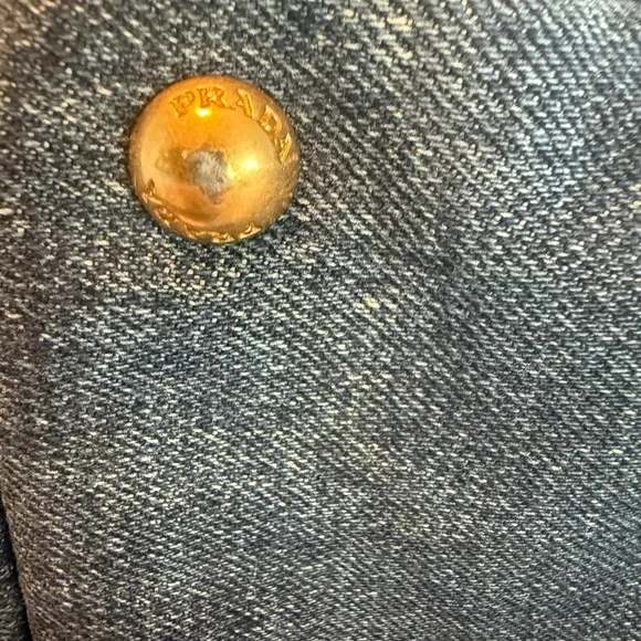 PRADA CANAPA INDIGO DENIM - Picture 12 of 13